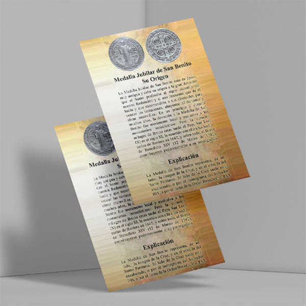 ORACIÓN A SAN BENITO - HISTORIA <br> (x12)