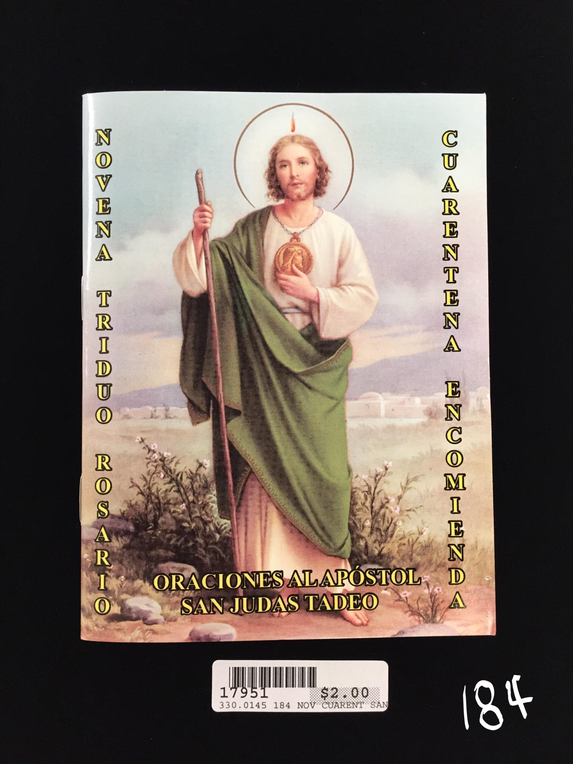 NOVENA CUARENTENA ORACIONES AL APÓSTOL SAN JUDAS TADEO <br> (x12)