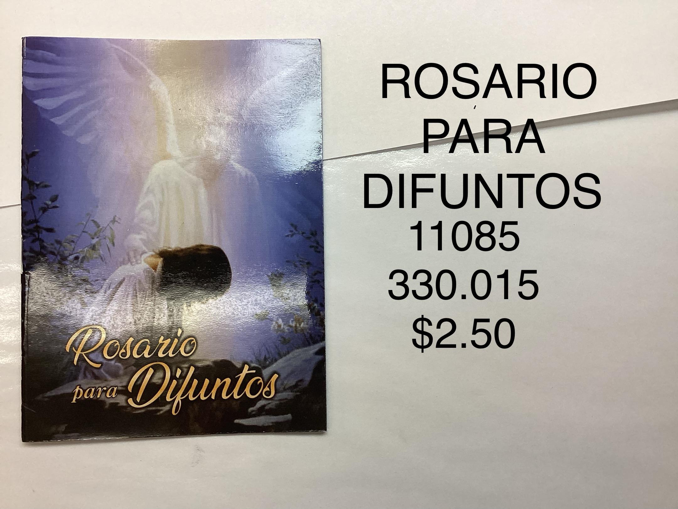 ROSARIO PARA DIFUNTOS - PASTA JESÚS <br> (x12)