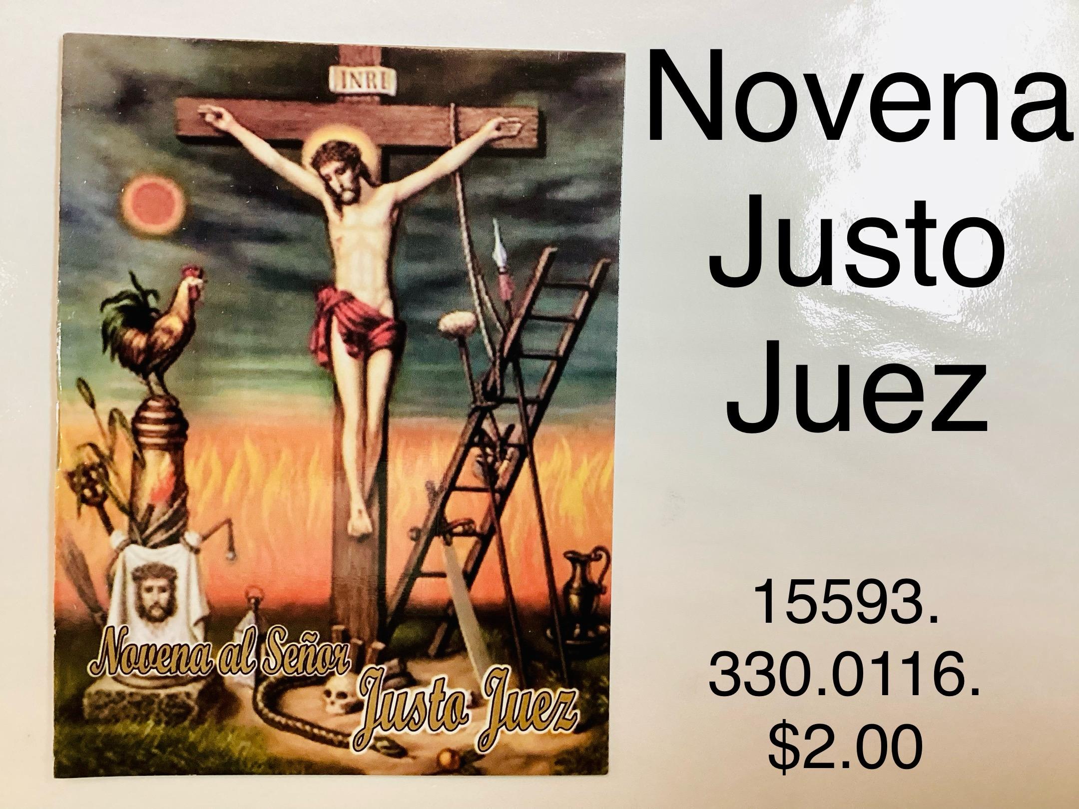 NOVENA AL SEÑOR JUSTO JUEZ <br> (x12)