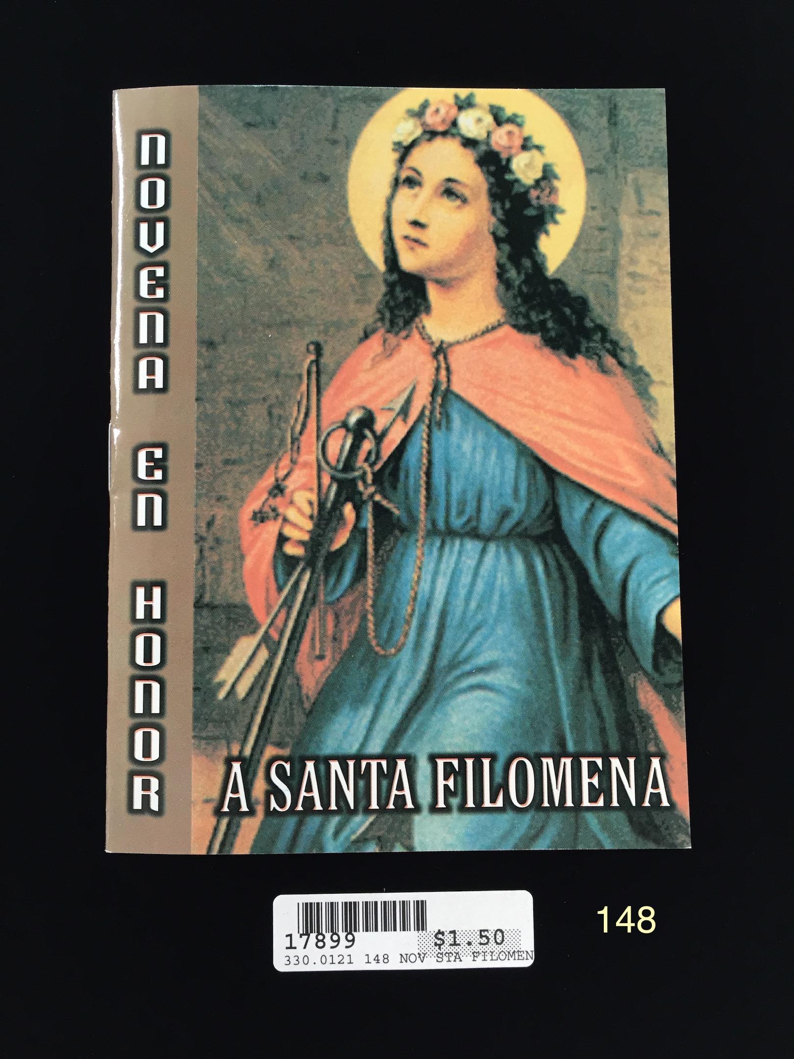 NOVENA EN HONOR A SANTA FILOMENA <br> (x12)