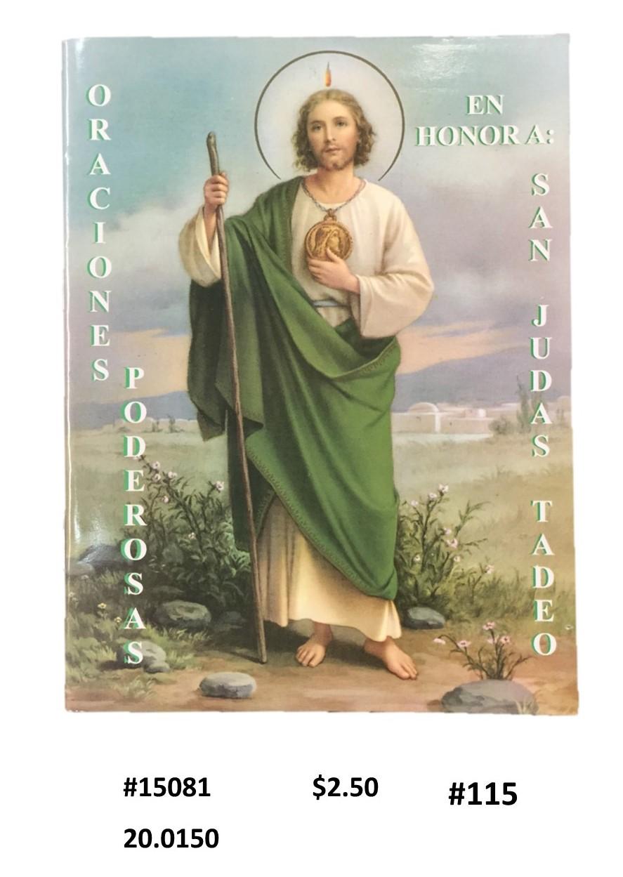 ORACIONES PODEROSAS EN HONOR A SAN JUDAS TADEO <br> (x12)