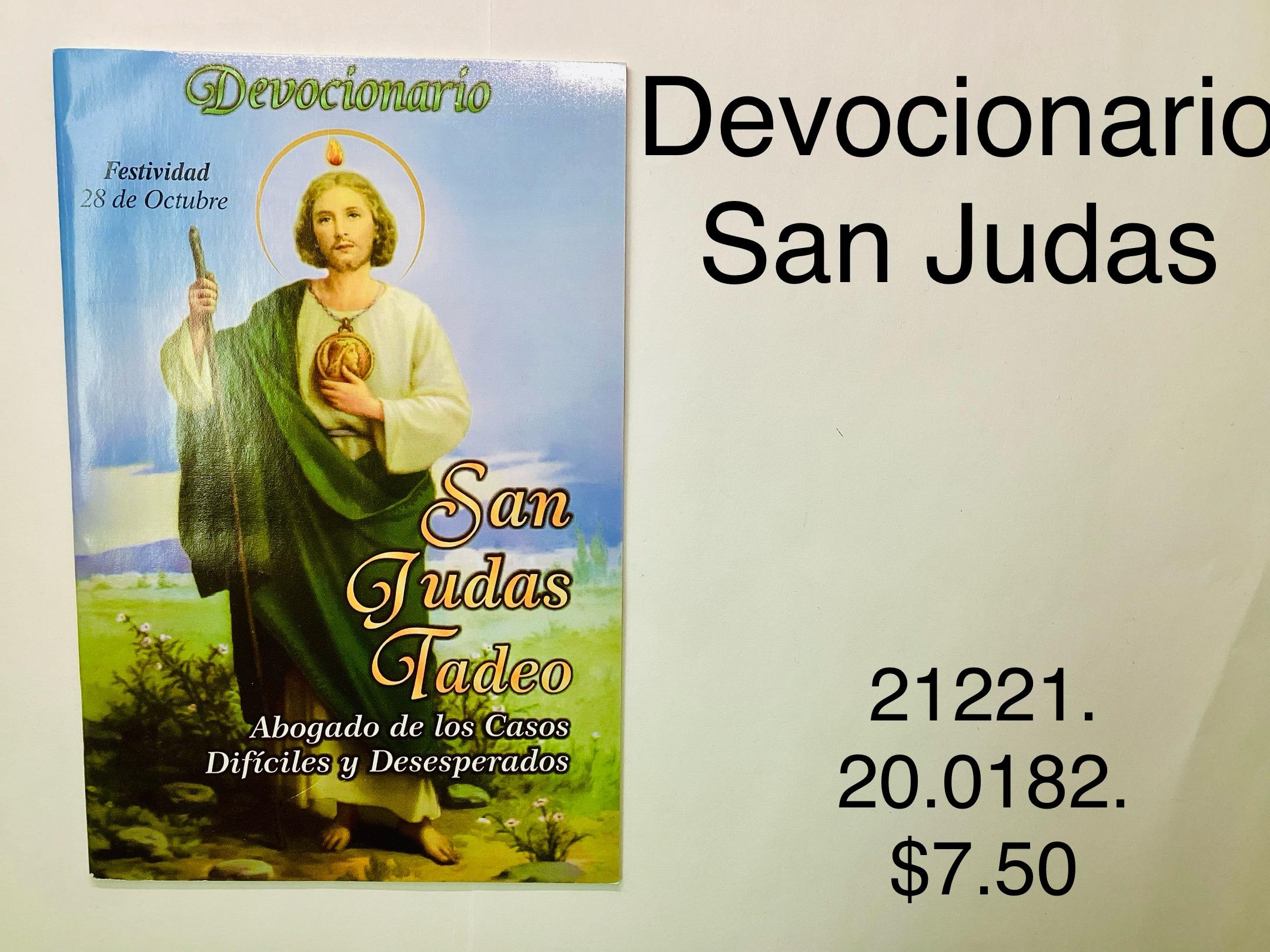 DEVOCIONARIO SAN JUDAS TADEO CASOS DIFICILES <br> (x12)