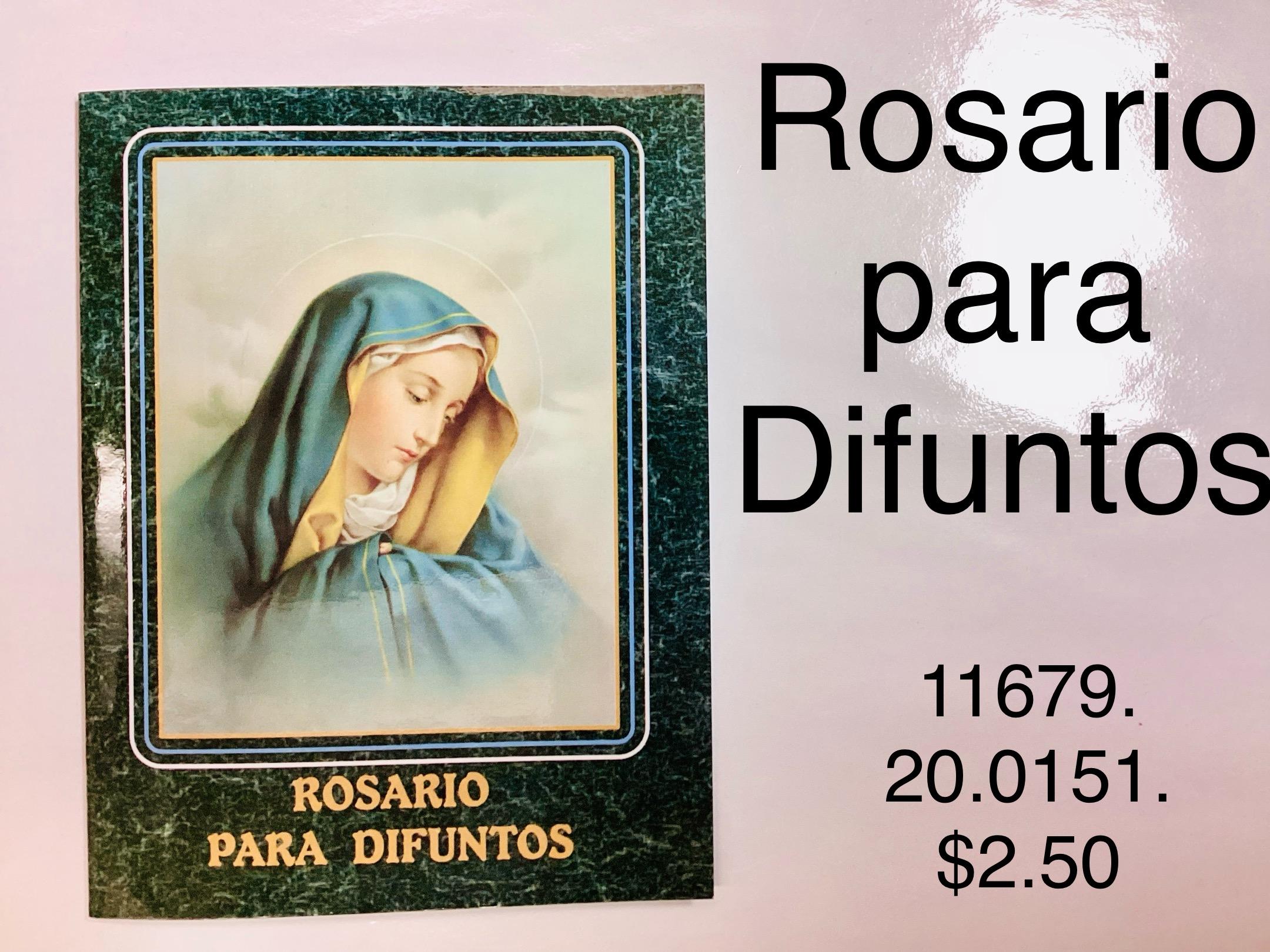 ROSARIO PARA DIFUNTOS <br> (x12)