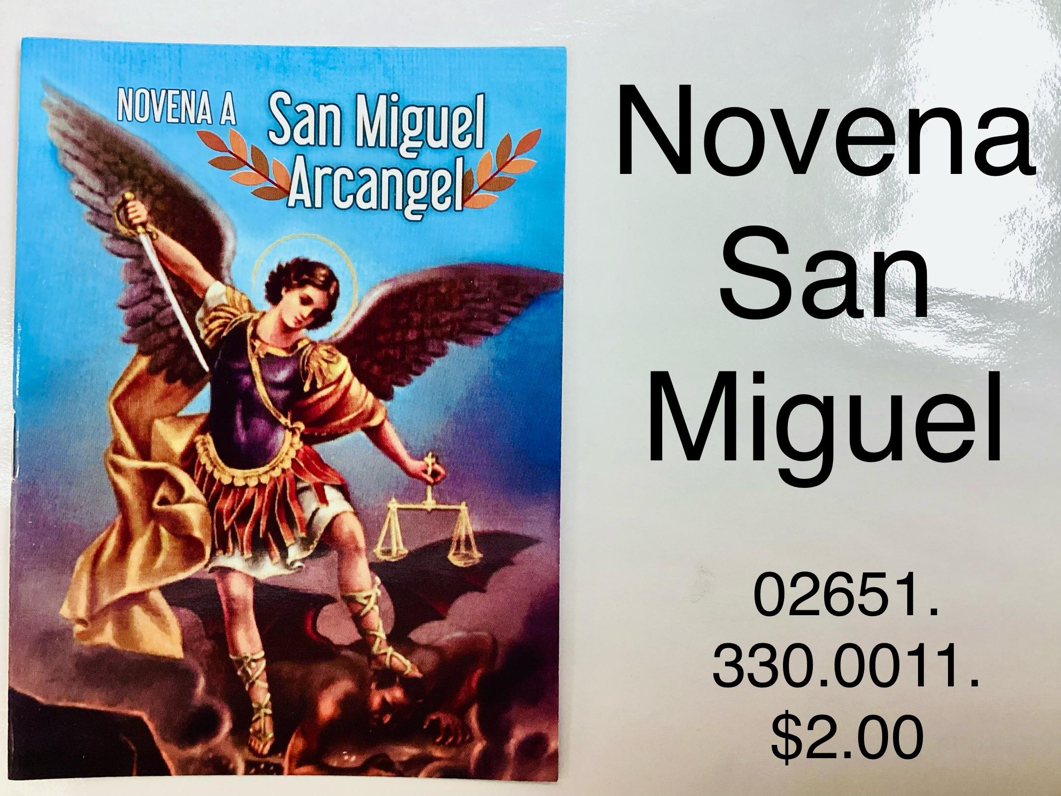 NOVENA A SAN MIGUEL ARCANGEL (GRANDE) <br> (x12)