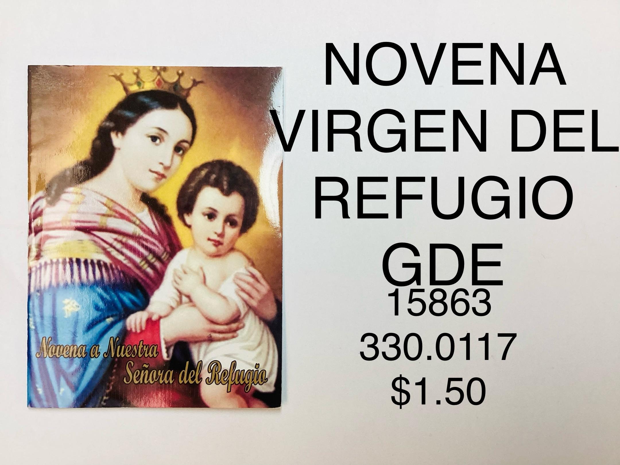 NOVENA A NUESTRA SEÑORA DEL REFUGIO (GRANDE) <br> (x12)