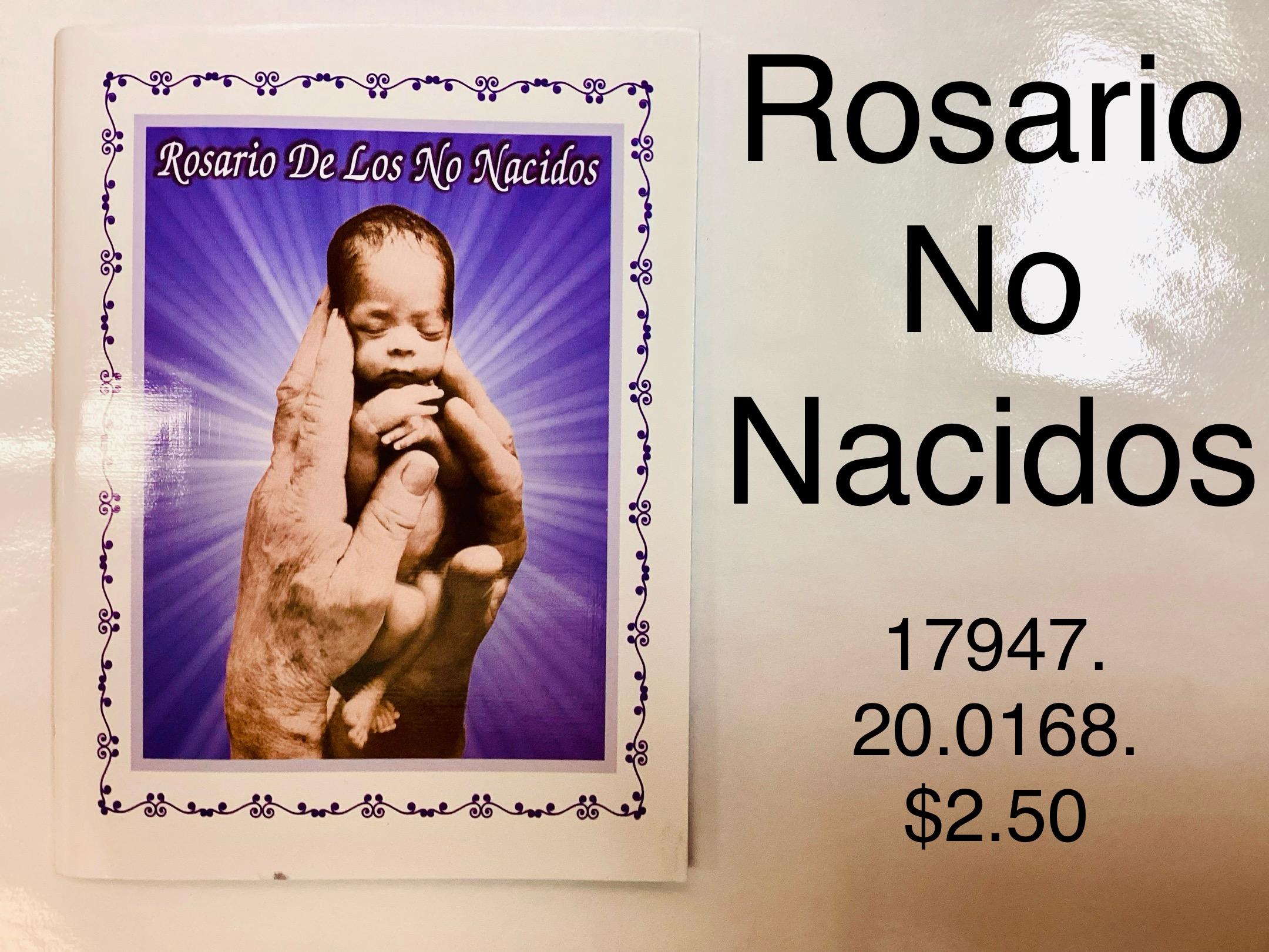 ROSARIO DE LOS NO NACIDOS <br> (x12)