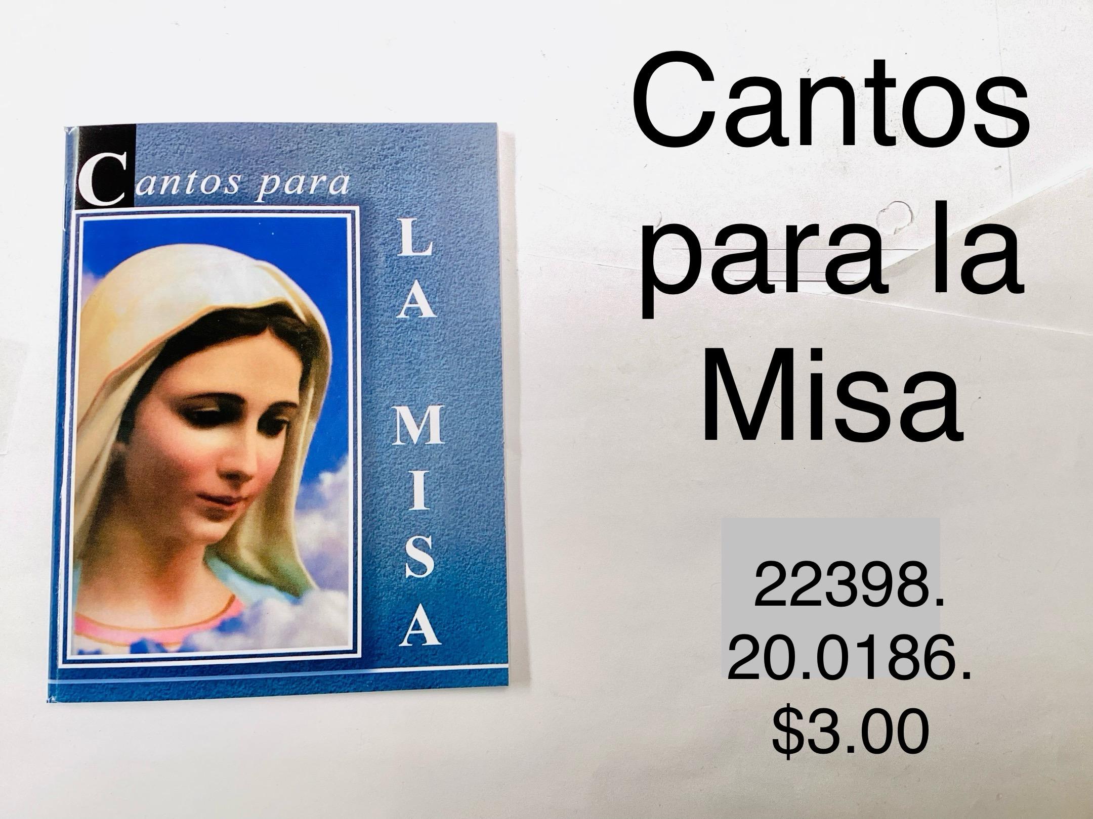 CANTOS PARA LA MISA <br> (x12)