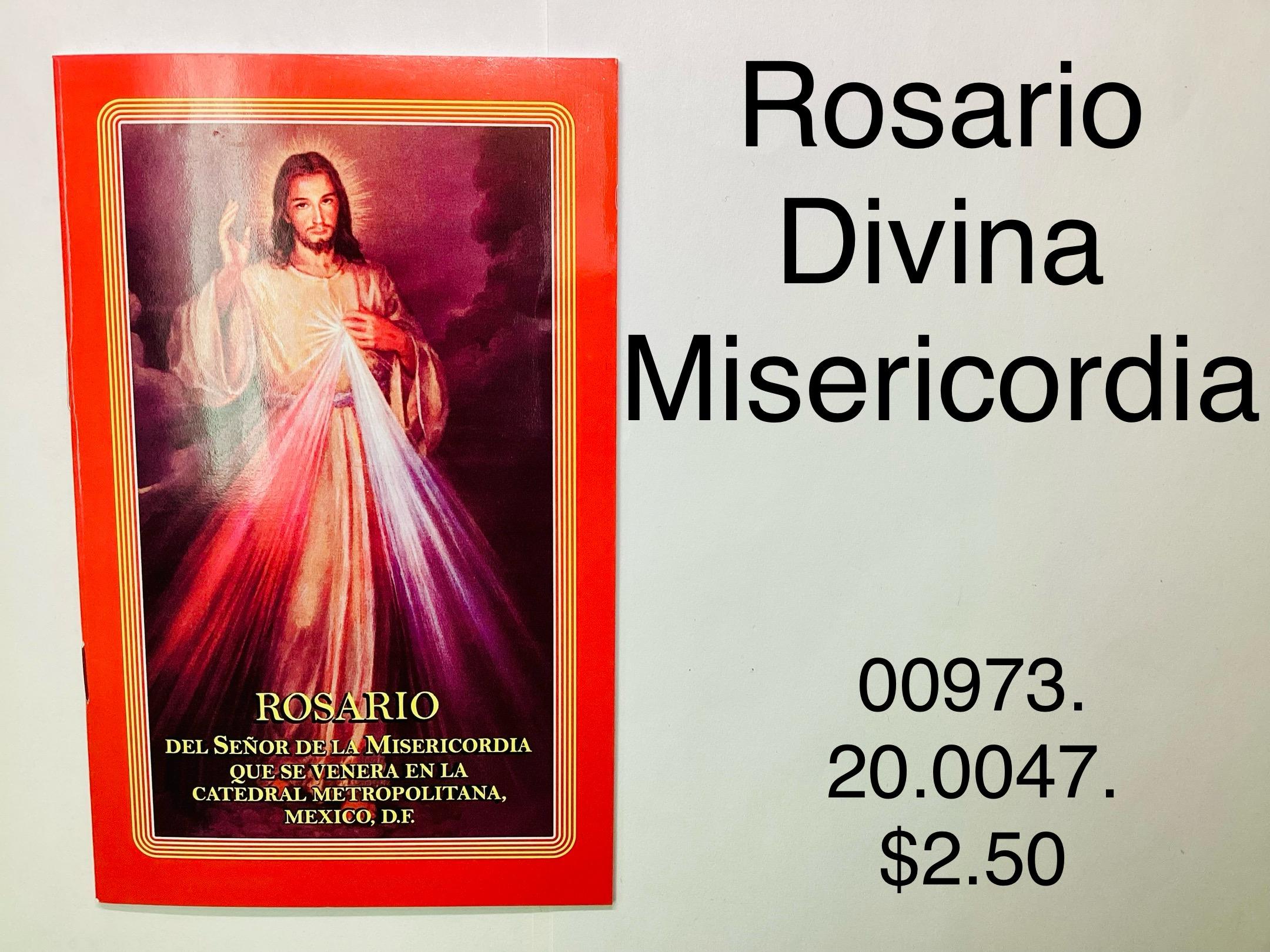 ROSARIO DEL SEÑOR DE LA MISERICORDIA - PASTA ROJA <br> (x12)