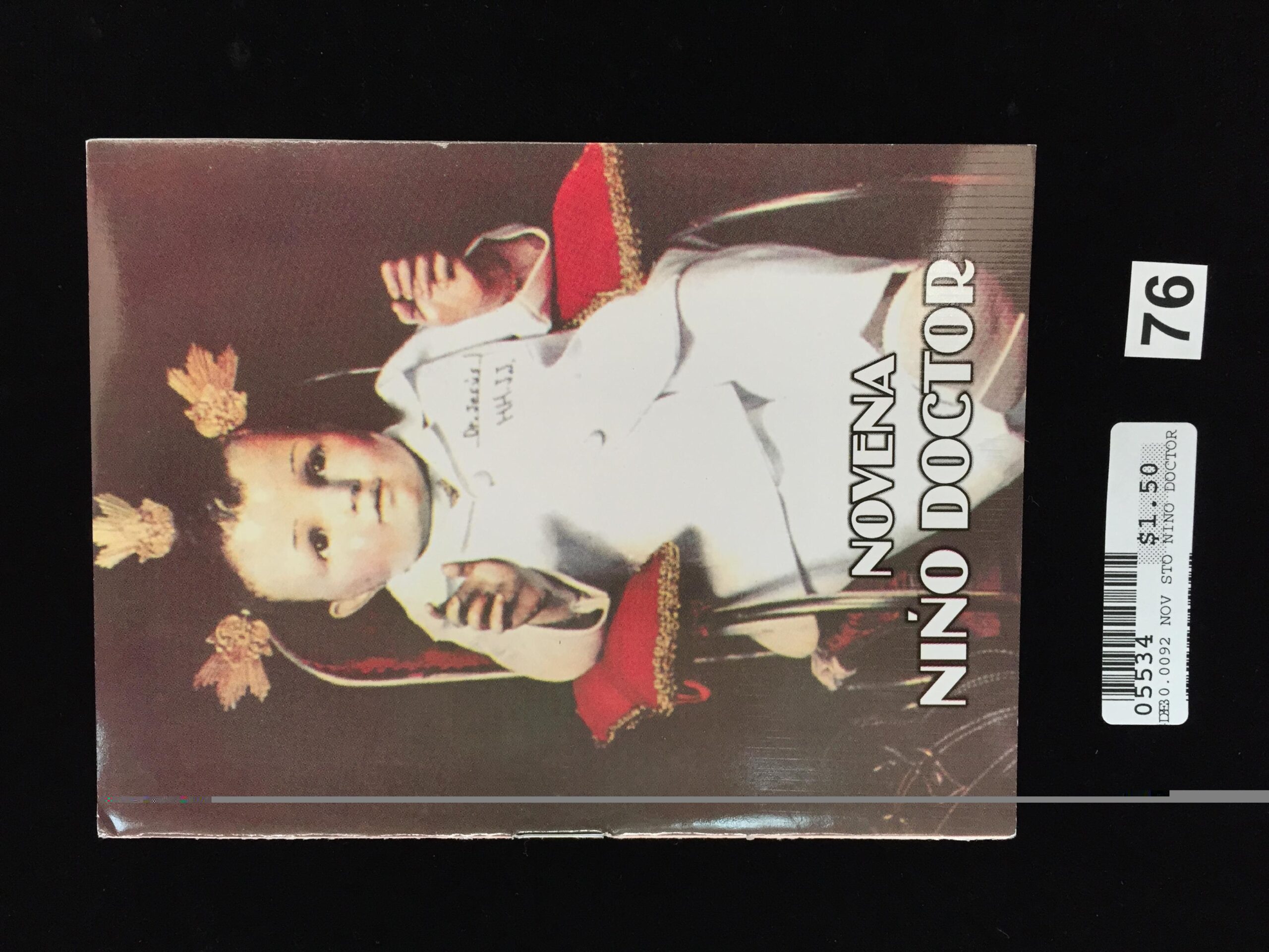 NOVENA NIÑO DOCTOR (GRANDE) <br> (x12)
